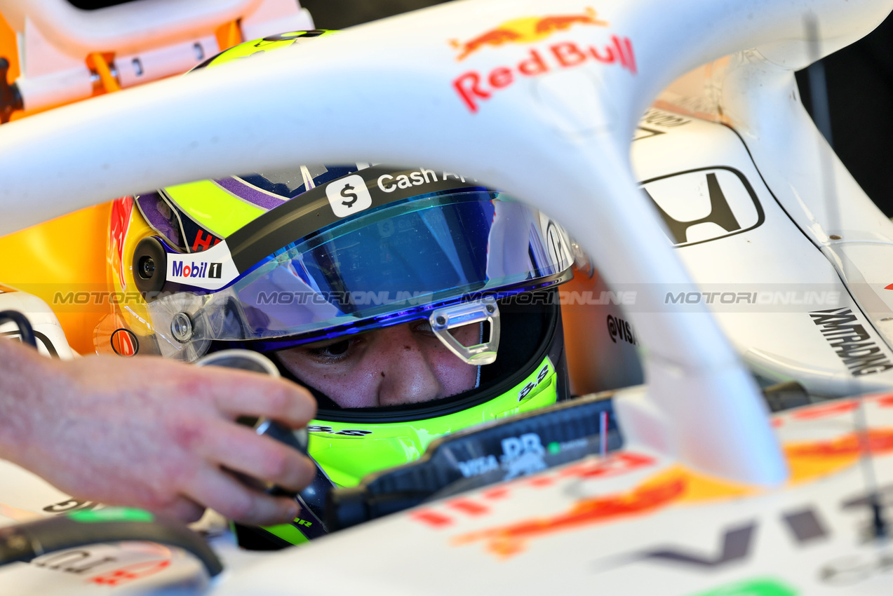 GP AUSTRALIA, Isack Hadjar (FRA) Racing Bulls VCARB 02.

14.03.2025. Formula 1 World Championship, Rd 1, Australian Grand Prix, Albert Park, Melbourne, Australia, Practice Day.

- www.xpbimages.com, EMail: requests@xpbimages.com © Copyright: Batchelor / XPB Images
