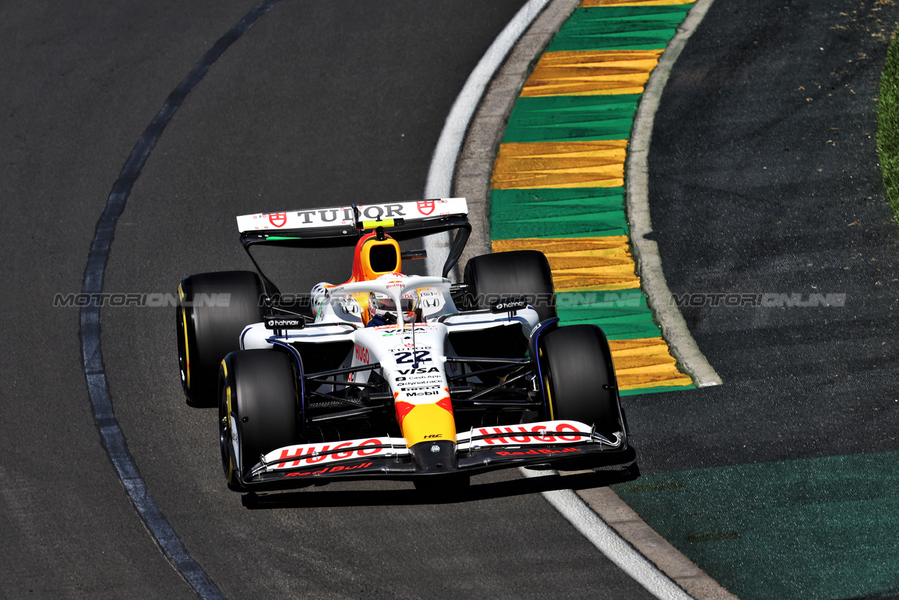 GP AUSTRALIA, Yuki Tsunoda (JPN) Racing Bulls VCARB 02.

14.03.2025. Formula 1 World Championship, Rd 1, Australian Grand Prix, Albert Park, Melbourne, Australia, Practice Day.

- www.xpbimages.com, EMail: requests@xpbimages.com © Copyright: Moy / XPB Images