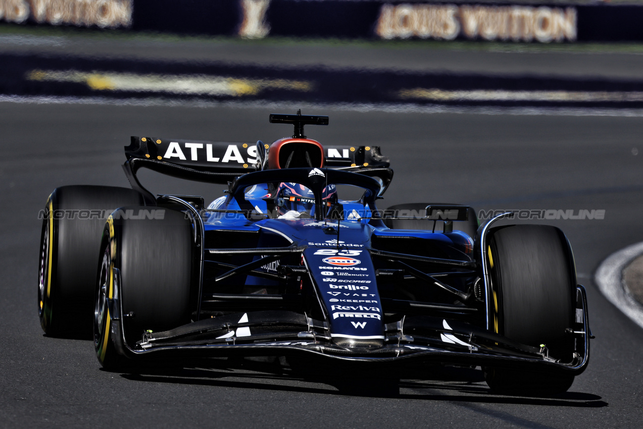 GP AUSTRALIA, Alexander Albon (THA) Atlassian Williams Racing FW47.

14.03.2025. Formula 1 World Championship, Rd 1, Australian Grand Prix, Albert Park, Melbourne, Australia, Practice Day.

- www.xpbimages.com, EMail: requests@xpbimages.com © Copyright: Moy / XPB Images