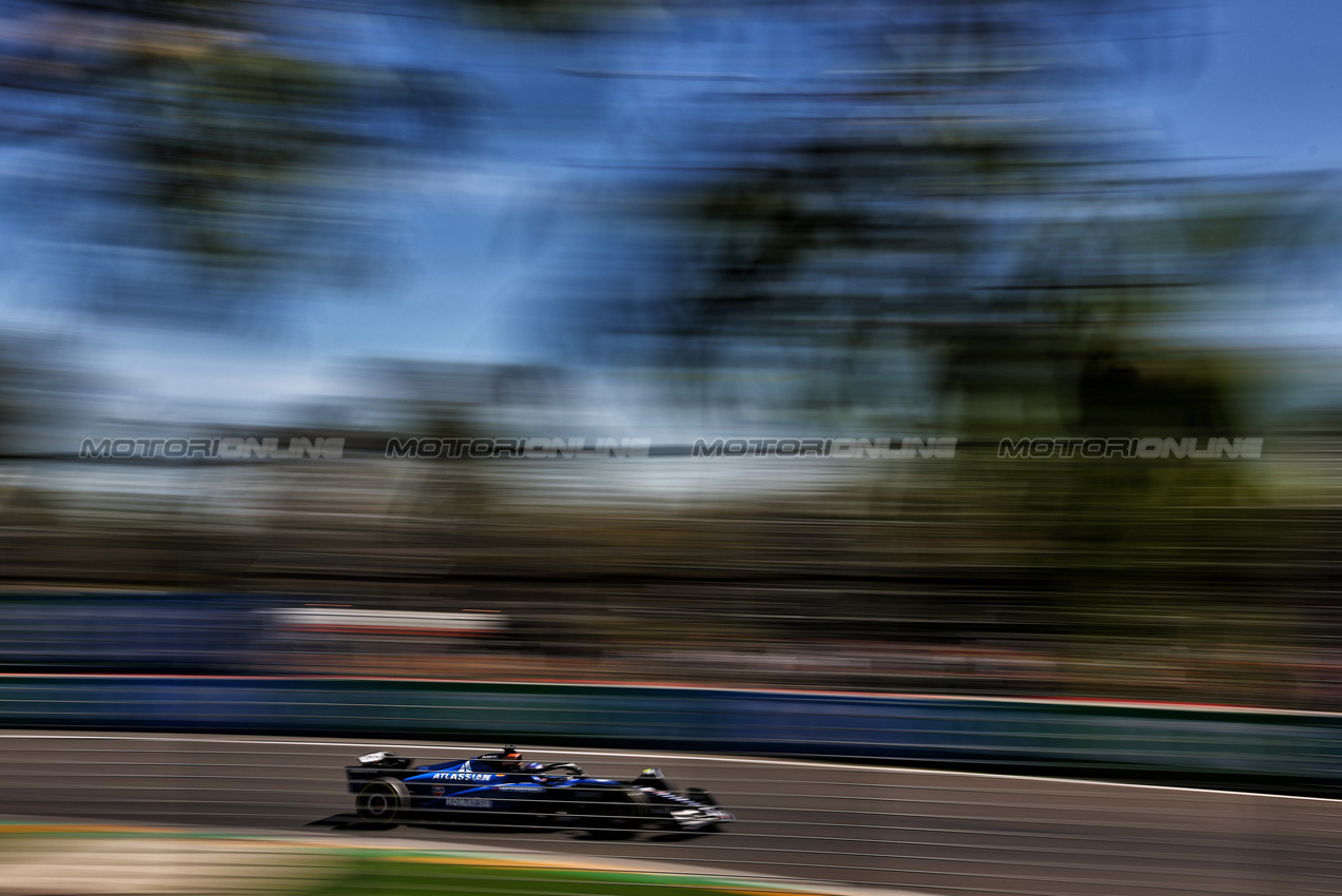 GP AUSTRALIA, Alexander Albon (THA) Atlassian Williams Racing FW47.

14.03.2025. Formula 1 World Championship, Rd 1, Australian Grand Prix, Albert Park, Melbourne, Australia, Practice Day.

- www.xpbimages.com, EMail: requests@xpbimages.com © Copyright: Charniaux / XPB Images