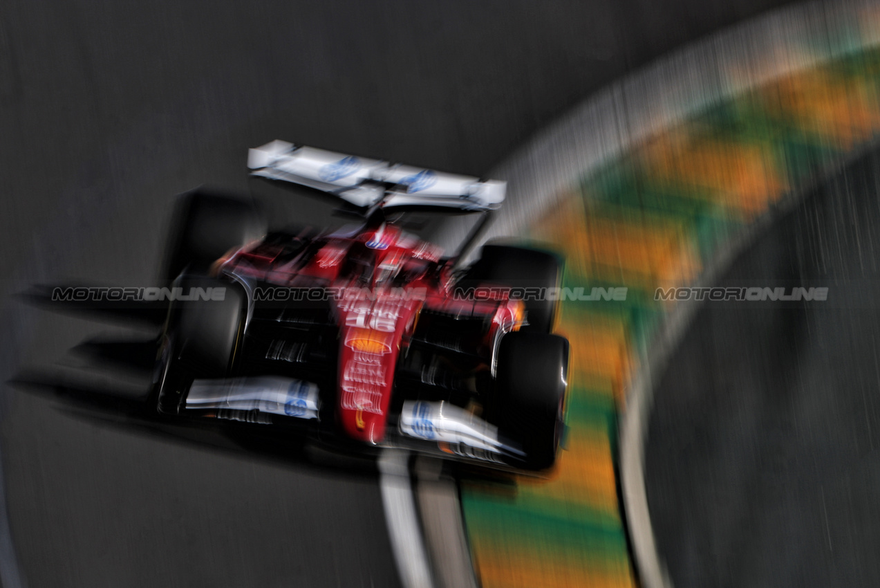 GP AUSTRALIA, Charles Leclerc (MON) Ferrari SF-25.

14.03.2025. Formula 1 World Championship, Rd 1, Australian Grand Prix, Albert Park, Melbourne, Australia, Practice Day.

- www.xpbimages.com, EMail: requests@xpbimages.com © Copyright: Charniaux / XPB Images