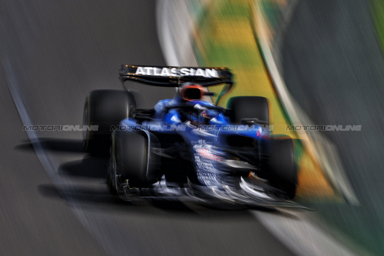 GP AUSTRALIA, Alexander Albon (THA) Atlassian Williams Racing FW47.

14.03.2025. Formula 1 World Championship, Rd 1, Australian Grand Prix, Albert Park, Melbourne, Australia, Practice Day.

- www.xpbimages.com, EMail: requests@xpbimages.com © Copyright: Charniaux / XPB Images