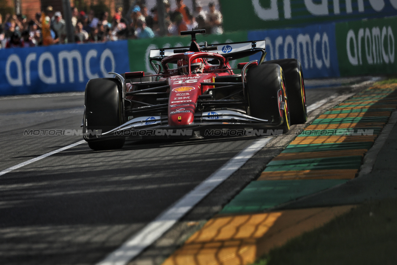 GP AUSTRALIA, Charles Leclerc (MON) Ferrari SF-25.

14.03.2025. Formula 1 World Championship, Rd 1, Australian Grand Prix, Albert Park, Melbourne, Australia, Practice Day.

- www.xpbimages.com, EMail: requests@xpbimages.com © Copyright: Bearne / XPB Images