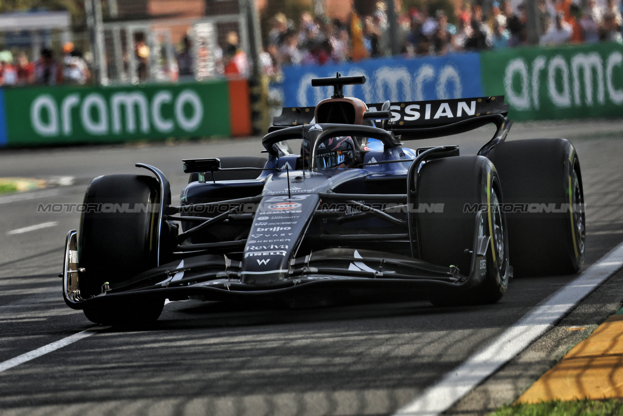 GP AUSTRALIA, Alexander Albon (THA) Atlassian Williams Racing FW47.

14.03.2025. Formula 1 World Championship, Rd 1, Australian Grand Prix, Albert Park, Melbourne, Australia, Practice Day.

- www.xpbimages.com, EMail: requests@xpbimages.com © Copyright: Bearne / XPB Images