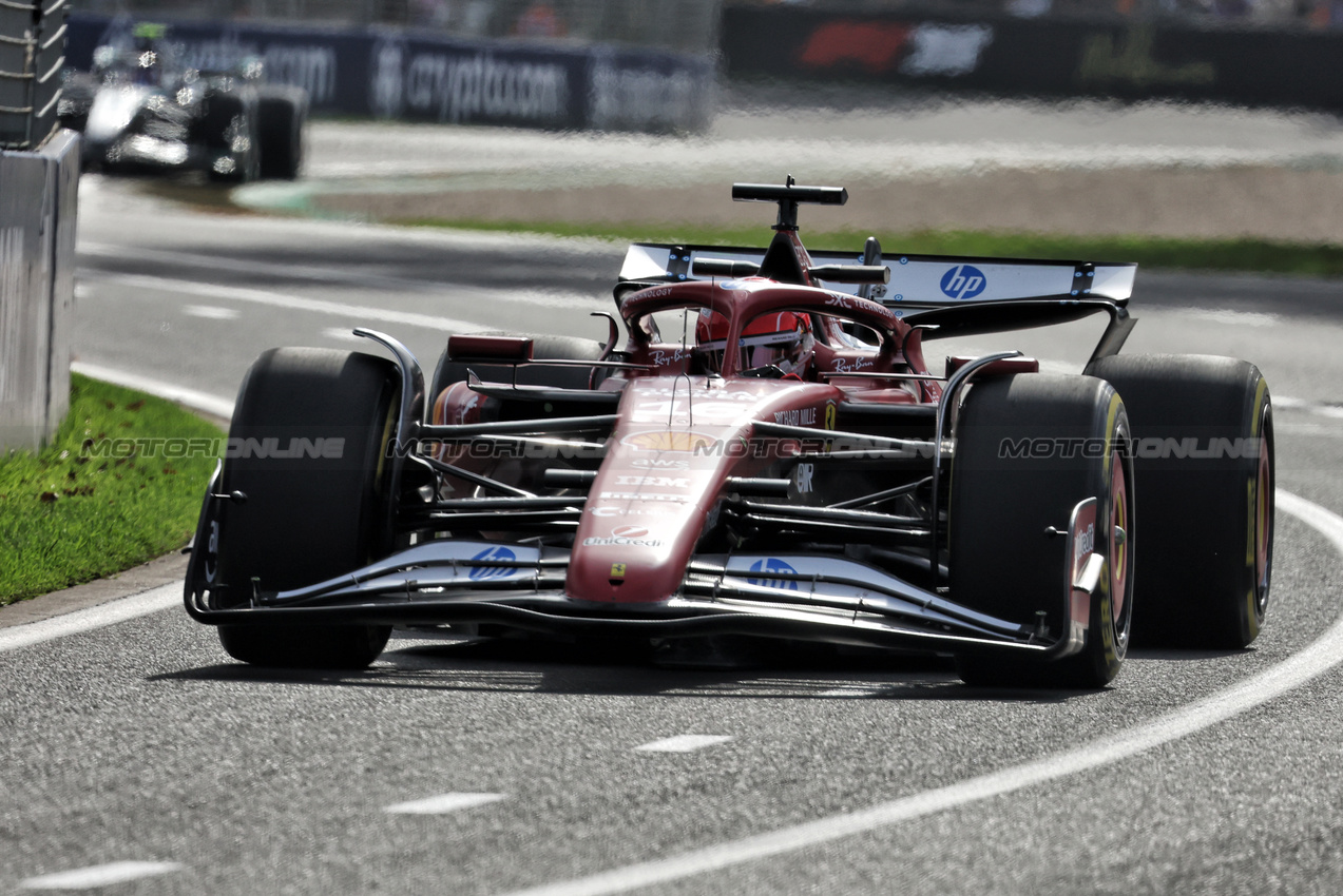 GP AUSTRALIA, Charles Leclerc (MON) Ferrari SF-25.

14.03.2025. Formula 1 World Championship, Rd 1, Australian Grand Prix, Albert Park, Melbourne, Australia, Practice Day.

- www.xpbimages.com, EMail: requests@xpbimages.com © Copyright: Bearne / XPB Images
