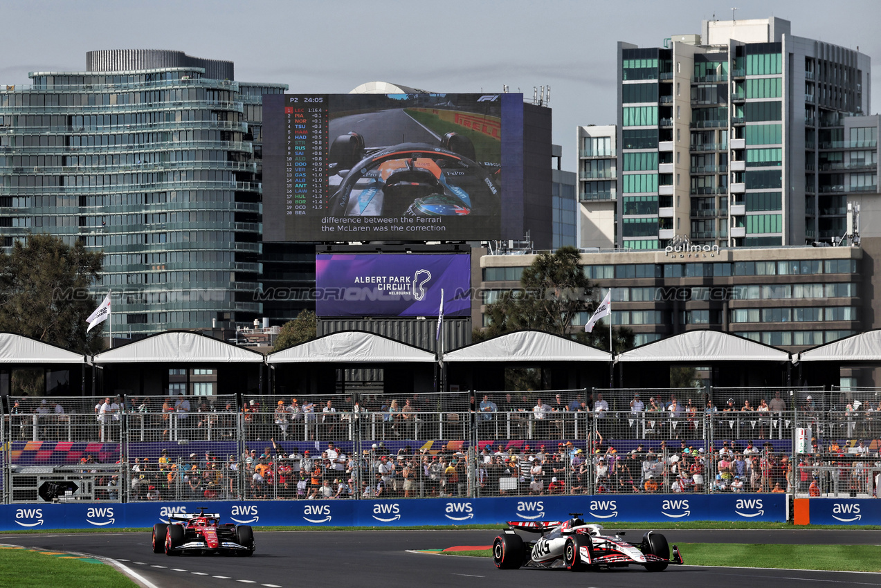 GP AUSTRALIA, Esteban Ocon (FRA) Haas VF-25.

14.03.2025. Formula 1 World Championship, Rd 1, Australian Grand Prix, Albert Park, Melbourne, Australia, Practice Day.

- www.xpbimages.com, EMail: requests@xpbimages.com © Copyright: Moy / XPB Images