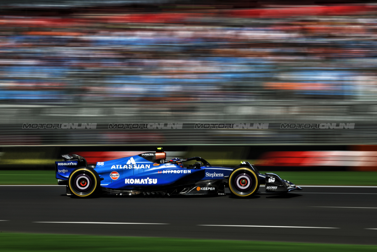 GP AUSTRALIA, Carlos Sainz (ESP) Atlassian Williams Racing FW46.

14.03.2025. Formula 1 World Championship, Rd 1, Australian Grand Prix, Albert Park, Melbourne, Australia, Practice Day.

- www.xpbimages.com, EMail: requests@xpbimages.com © Copyright: Moy / XPB Images