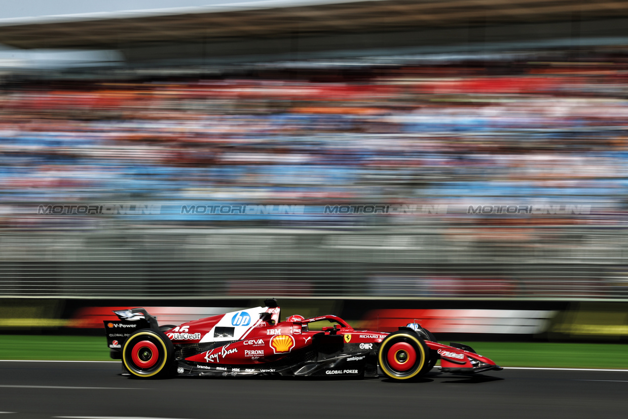 GP AUSTRALIA, Charles Leclerc (MON) Ferrari SF-25.

14.03.2025. Formula 1 World Championship, Rd 1, Australian Grand Prix, Albert Park, Melbourne, Australia, Practice Day.

- www.xpbimages.com, EMail: requests@xpbimages.com © Copyright: Moy / XPB Images