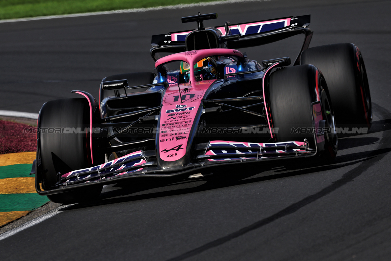 GP AUSTRALIA, Pierre Gasly (FRA) Alpine F1 Team A525.

14.03.2025. Formula 1 World Championship, Rd 1, Australian Grand Prix, Albert Park, Melbourne, Australia, Practice Day.

- www.xpbimages.com, EMail: requests@xpbimages.com © Copyright: Moy / XPB Images