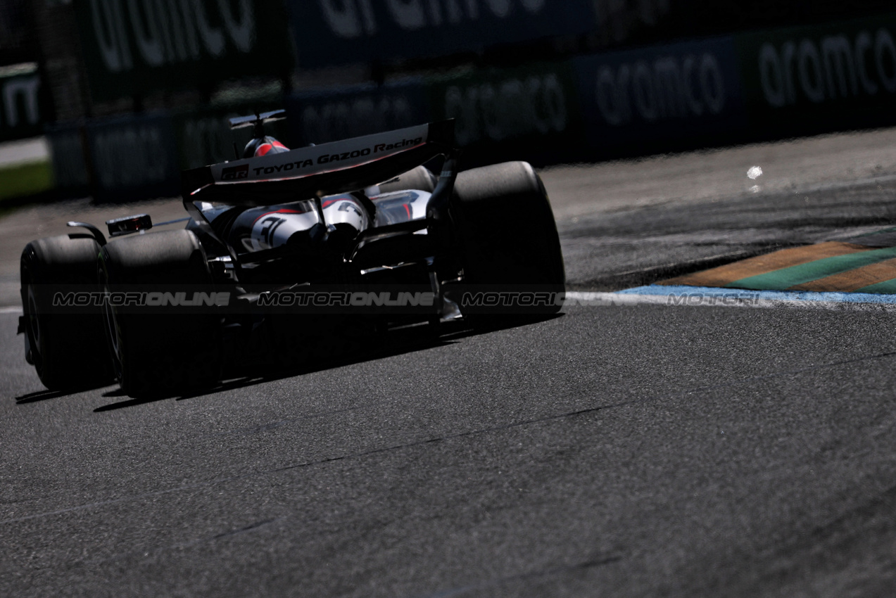 GP AUSTRALIA, Esteban Ocon (FRA) Haas VF-25.

14.03.2025. Formula 1 World Championship, Rd 1, Australian Grand Prix, Albert Park, Melbourne, Australia, Practice Day.

- www.xpbimages.com, EMail: requests@xpbimages.com © Copyright: Charniaux / XPB Images
