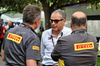 GP AUSTRALIA, Stefano Domenicali (ITA) Formula One President e CEO (Centre) with Mario Isola (ITA) Pirelli Racing Manager (Left).

14.03.2025. Formula 1 World Championship, Rd 1, Australian Grand Prix, Albert Park, Melbourne, Australia, Practice Day.

- www.xpbimages.com, EMail: requests@xpbimages.com © Copyright: Moy / XPB Images