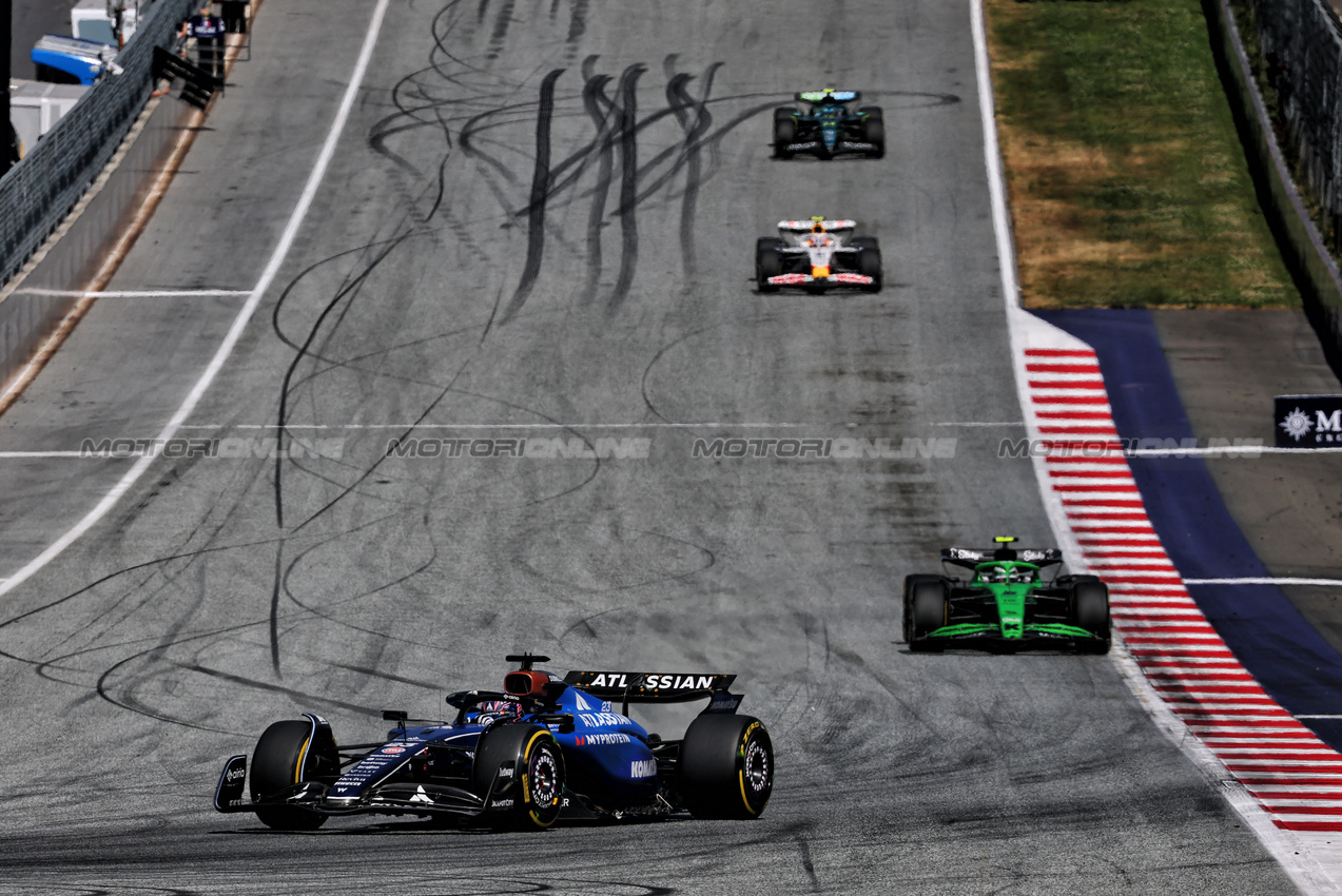 GP AUSTRIA, Alexander Albon (THA) Atlassian Williams Racing FW47.

29.06.2025. Formula 1 World Championship, Rd 11, Austrian Grand Prix, Spielberg, Austria, Gara Day.

- www.xpbimages.com, EMail: requests@xpbimages.com © Copyright: Batchelor / XPB Images