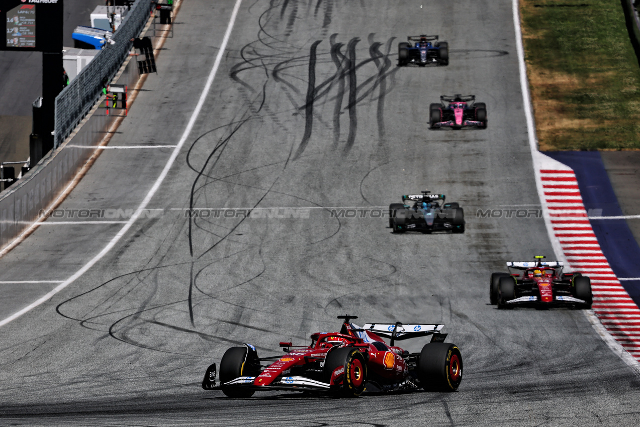 GP AUSTRIA, Charles Leclerc (MON) Ferrari SF-25.

29.06.2025. Formula 1 World Championship, Rd 11, Austrian Grand Prix, Spielberg, Austria, Gara Day.

- www.xpbimages.com, EMail: requests@xpbimages.com © Copyright: Batchelor / XPB Images