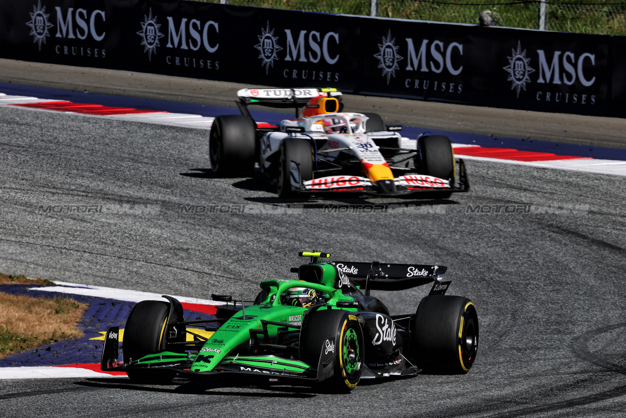 GP AUSTRIA, Gabriel Bortoleto (BRA) Sauber C45.

29.06.2025. Formula 1 World Championship, Rd 11, Austrian Grand Prix, Spielberg, Austria, Gara Day.

- www.xpbimages.com, EMail: requests@xpbimages.com © Copyright: Batchelor / XPB Images