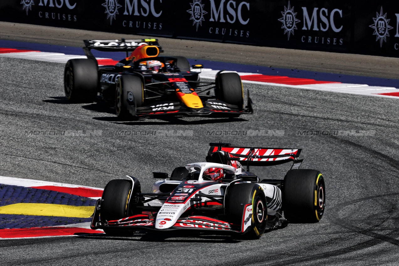 GP AUSTRIA, Esteban Ocon (FRA) Haas VF-25.

29.06.2025. Formula 1 World Championship, Rd 11, Austrian Grand Prix, Spielberg, Austria, Gara Day.

- www.xpbimages.com, EMail: requests@xpbimages.com © Copyright: Batchelor / XPB Images