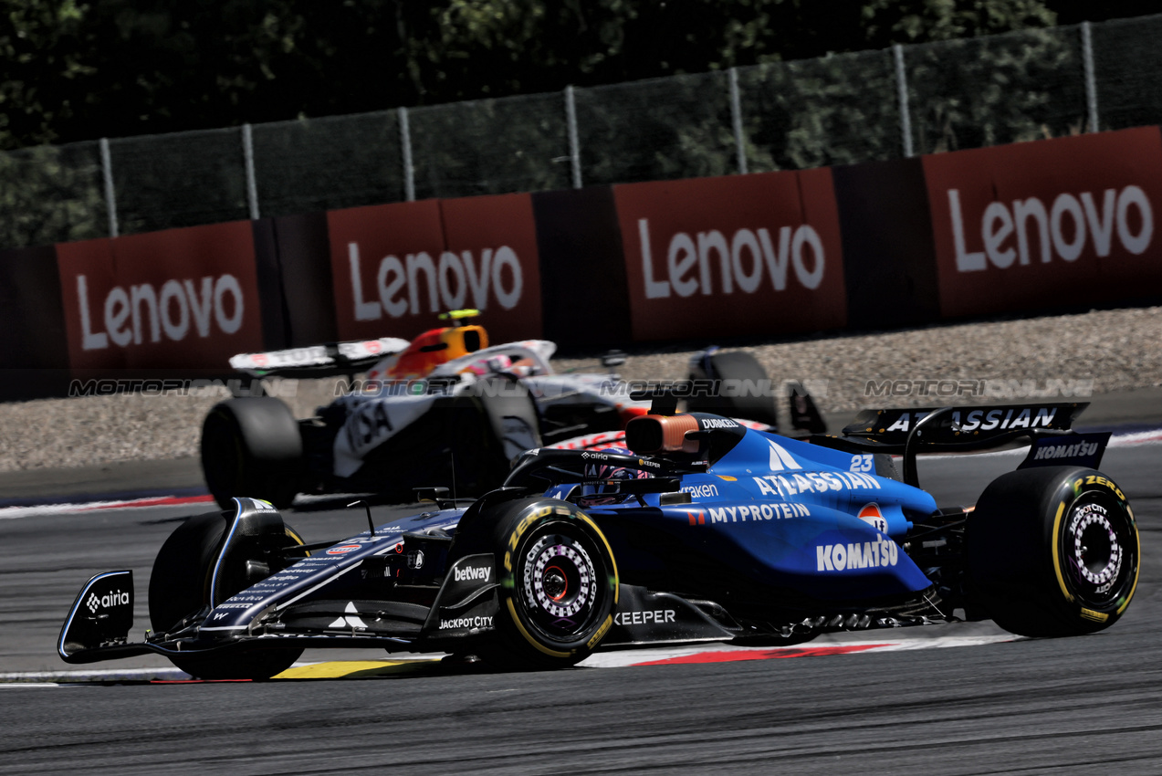 GP AUSTRIA, Alexander Albon (THA) Atlassian Williams Racing FW47.

29.06.2025. Formula 1 World Championship, Rd 11, Austrian Grand Prix, Spielberg, Austria, Gara Day.

- www.xpbimages.com, EMail: requests@xpbimages.com © Copyright: Charniaux / XPB Images