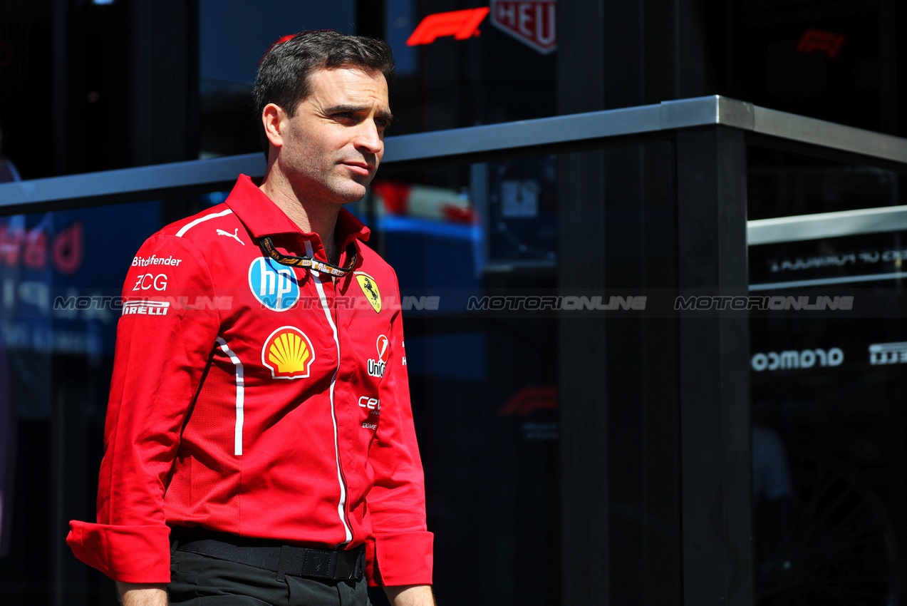 GP AUSTRIA, Jerome d'Ambrosio (BEL) Ferrari Deputy Team Principal.

29.06.2025. Formula 1 World Championship, Rd 11, Austrian Grand Prix, Spielberg, Austria, Gara Day.

- www.xpbimages.com, EMail: requests@xpbimages.com © Copyright: Batchelor / XPB Images