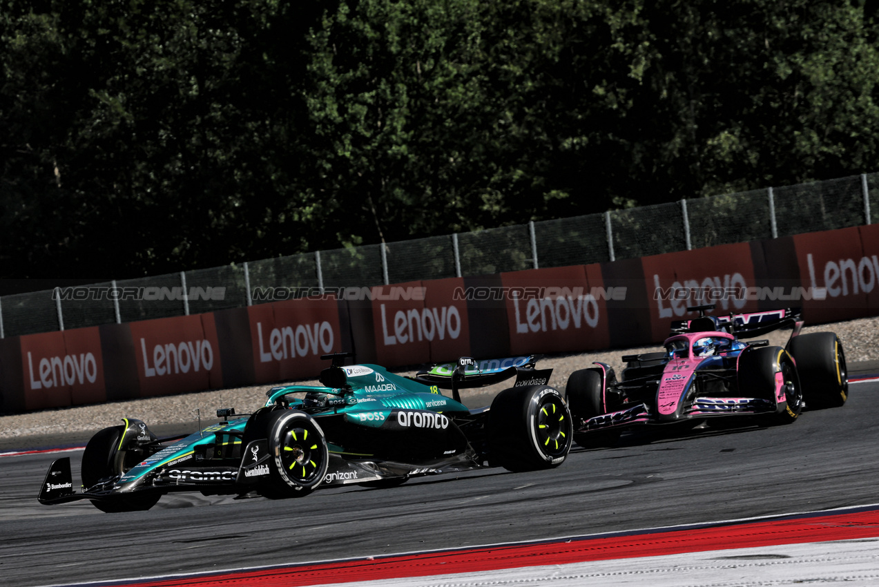 GP AUSTRIA, Lance Stroll (CDN) Aston Martin F1 Team AMR25.

29.06.2025. Formula 1 World Championship, Rd 11, Austrian Grand Prix, Spielberg, Austria, Gara Day.

- www.xpbimages.com, EMail: requests@xpbimages.com © Copyright: Charniaux / XPB Images