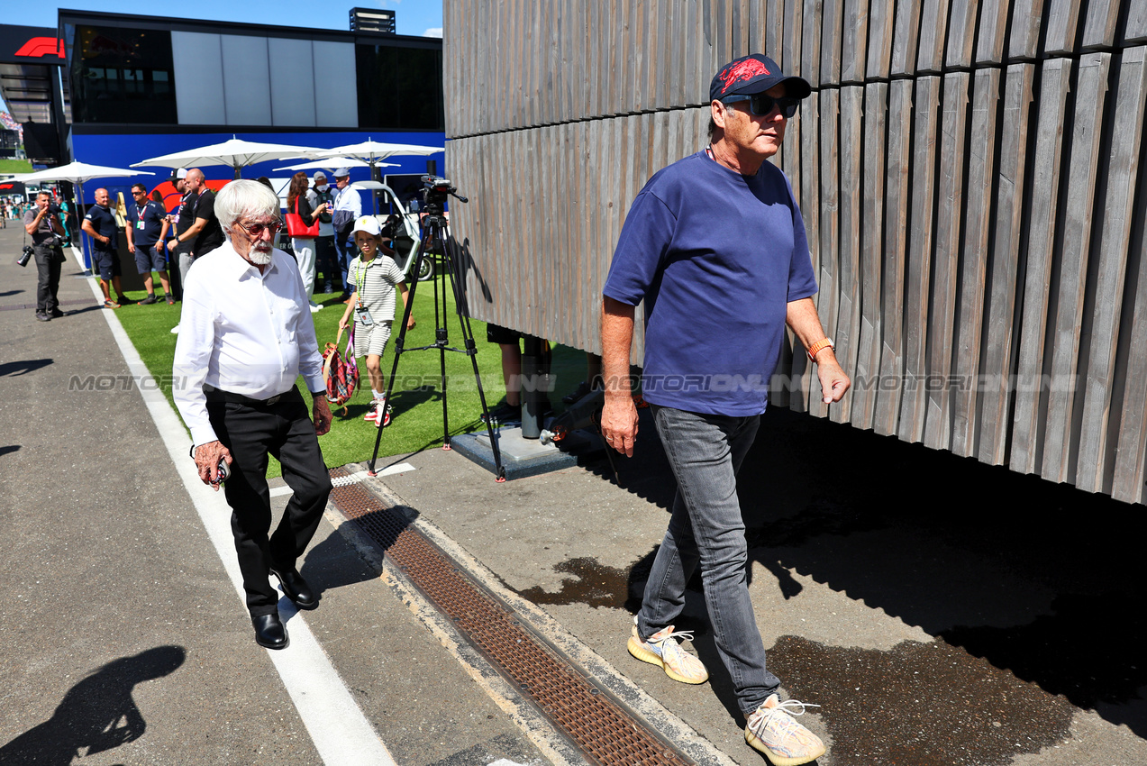 GP AUSTRIA, (L to R): Bernie Ecclestone (GBR) e Gerhard Berger (AUT).

29.06.2025. Formula 1 World Championship, Rd 11, Austrian Grand Prix, Spielberg, Austria, Gara Day.

- www.xpbimages.com, EMail: requests@xpbimages.com © Copyright: Batchelor / XPB Images