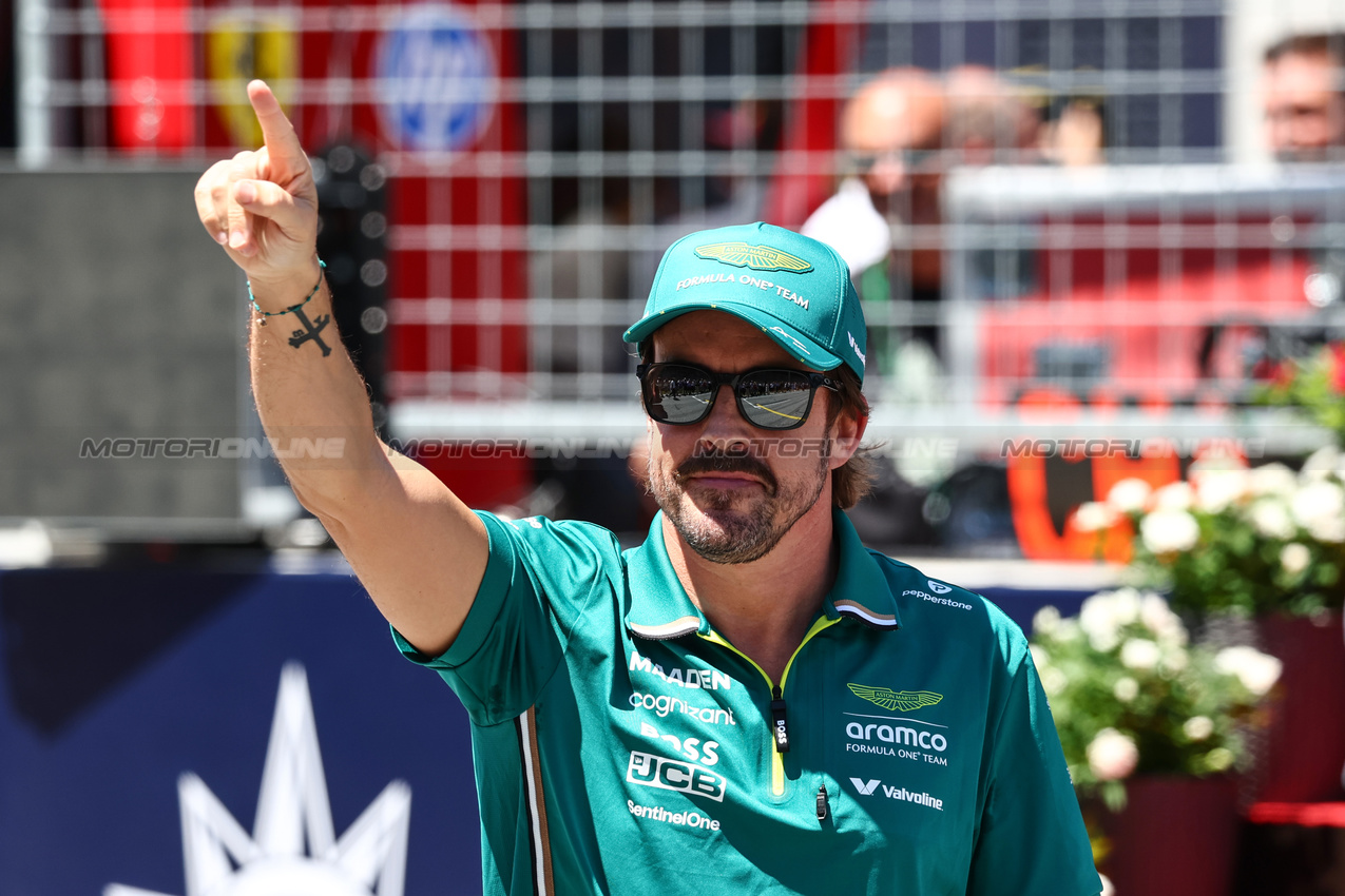 GP AUSTRIA, Fernando Alonso (ESP), Aston Martin Racing 
29.06.2025. Formula 1 World Championship, Rd 11, Austrian Grand Prix, Spielberg, Austria, Gara Day.
- www.xpbimages.com, EMail: requests@xpbimages.com © Copyright: Charniaux / XPB Images