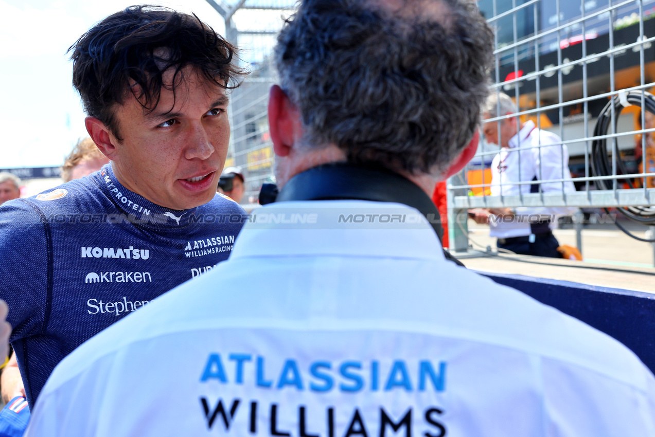 GP AUSTRIA, Alexander Albon (THA) Atlassian Williams Racing on the grid.

29.06.2025. Formula 1 World Championship, Rd 11, Austrian Grand Prix, Spielberg, Austria, Gara Day.

- www.xpbimages.com, EMail: requests@xpbimages.com © Copyright: Batchelor / XPB Images