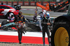 GP AUSTRIA, (L to R): Max Verstappen (NLD) Red Bull Racing e Andrea Kimi Antonelli (ITA) Mercedes AMG F1 retired from the race.

29.06.2025. Formula 1 World Championship, Rd 11, Austrian Grand Prix, Spielberg, Austria, Gara Day.

- www.xpbimages.com, EMail: requests@xpbimages.com © Copyright: Charniaux / XPB Images