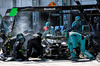 GP AUSTRIA, George Russell (GBR) Mercedes AMG F1 W16 makes a pit stop.

29.06.2025. Formula 1 World Championship, Rd 11, Austrian Grand Prix, Spielberg, Austria, Gara Day.

- www.xpbimages.com, EMail: requests@xpbimages.com © Copyright: Batchelor / XPB Images