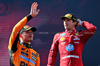GP AUSTRIA, Gara winner Lando Norris (GBR) McLaren celebrates on the podium.

29.06.2025. Formula 1 World Championship, Rd 11, Austrian Grand Prix, Spielberg, Austria, Gara Day.

- www.xpbimages.com, EMail: requests@xpbimages.com © Copyright: Batchelor / XPB Images