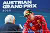 GP AUSTRIA, Charles Leclerc (MON) Ferrari celebrates his third position on the podium with Bernie Ecclestone (GBR).

29.06.2025. Formula 1 World Championship, Rd 11, Austrian Grand Prix, Spielberg, Austria, Gara Day.

- www.xpbimages.com, EMail: requests@xpbimages.com © Copyright: Batchelor / XPB Images