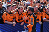 GP AUSTRIA, Gara winner Lando Norris (GBR) McLaren celebrates in parc ferme with the team.

29.06.2025. Formula 1 World Championship, Rd 11, Austrian Grand Prix, Spielberg, Austria, Gara Day.

- www.xpbimages.com, EMail: requests@xpbimages.com © Copyright: Moy / XPB Images