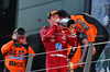 GP AUSTRIA, Charles Leclerc (MON) Ferrari celebrates his third position on the podium.

29.06.2025. Formula 1 World Championship, Rd 11, Austrian Grand Prix, Spielberg, Austria, Gara Day.

- www.xpbimages.com, EMail: requests@xpbimages.com © Copyright: Moy / XPB Images