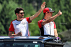 GP AUSTRIA, (L to R): Esteban Ocon (FRA) Haas F1 Team e Oliver Bearman (GBR) Haas F1 Team on the drivers' parade.

29.06.2025. Formula 1 World Championship, Rd 11, Austrian Grand Prix, Spielberg, Austria, Gara Day.

- www.xpbimages.com, EMail: requests@xpbimages.com © Copyright: Moy / XPB Images
