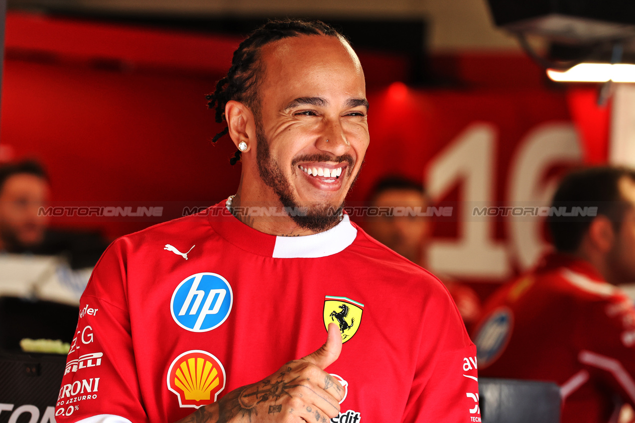 GP AUSTRIA, Lewis Hamilton (GBR) Ferrari.

26.06.2025. Formula 1 World Championship, Rd 11, Austrian Grand Prix, Spielberg, Austria, Preparation Day.

- www.xpbimages.com, EMail: requests@xpbimages.com © Copyright: Moy / XPB Images