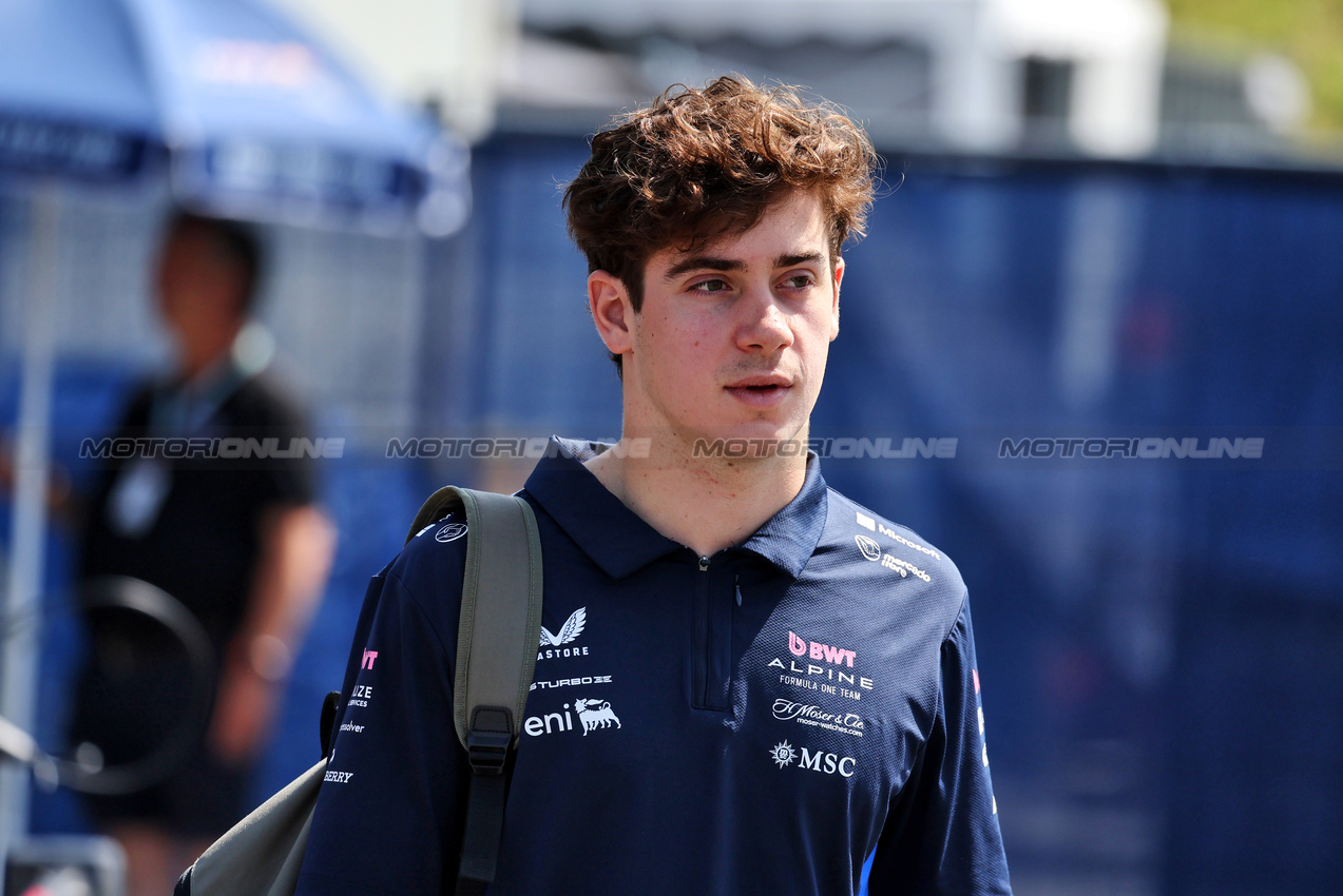 GP AUSTRIA, Franco Colapinto (ARG) Alpine F1 Team.

26.06.2025. Formula 1 World Championship, Rd 11, Austrian Grand Prix, Spielberg, Austria, Preparation Day.

- www.xpbimages.com, EMail: requests@xpbimages.com © Copyright: Moy / XPB Images