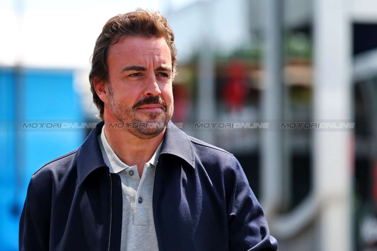 GP AUSTRIA, Fernando Alonso (ESP) Aston Martin F1 Team.

26.06.2025. Formula 1 World Championship, Rd 11, Austrian Grand Prix, Spielberg, Austria, Preparation Day.

- www.xpbimages.com, EMail: requests@xpbimages.com © Copyright: Batchelor / XPB Images