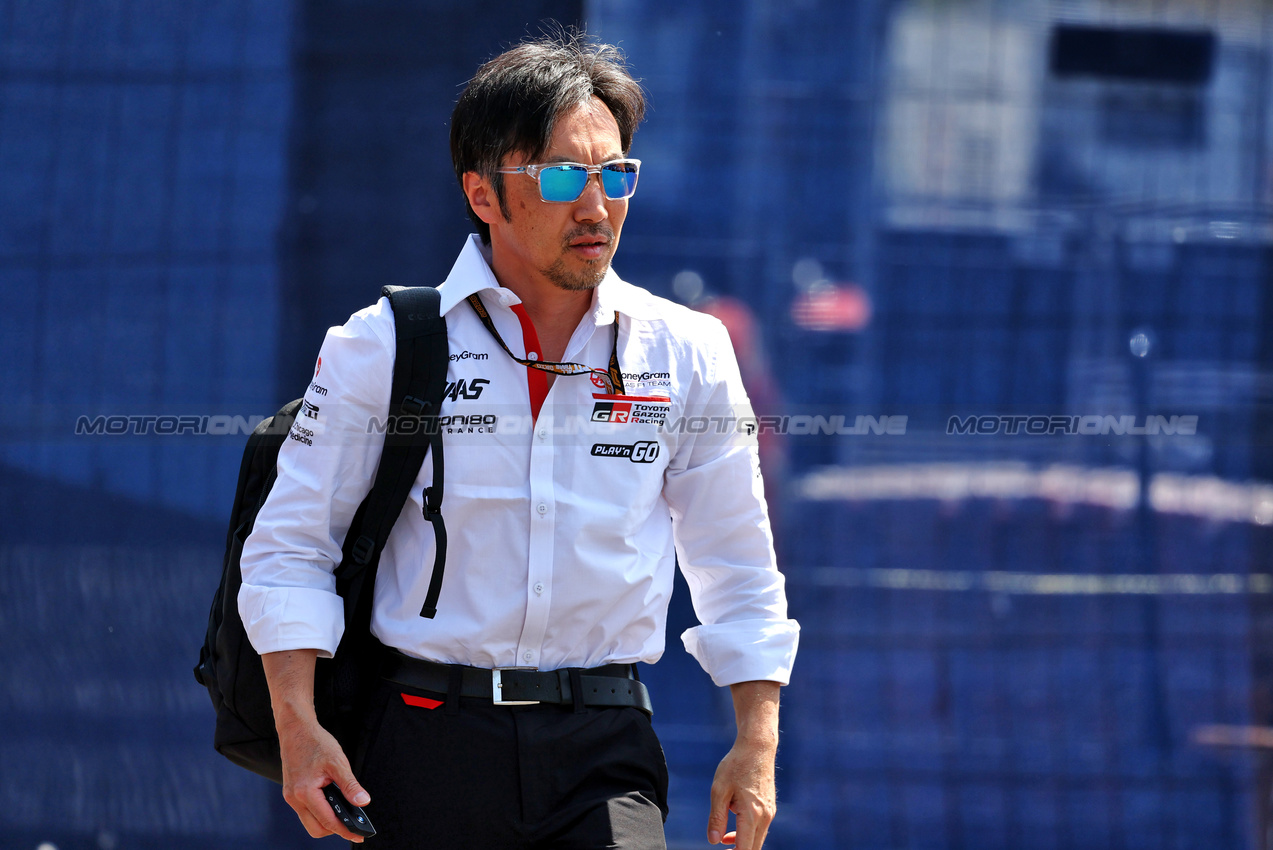 GP AUSTRIA, Ayao Komatsu (JPN) Haas F1 Team Principal.

26.06.2025. Formula 1 World Championship, Rd 11, Austrian Grand Prix, Spielberg, Austria, Preparation Day.

- www.xpbimages.com, EMail: requests@xpbimages.com © Copyright: Moy / XPB Images