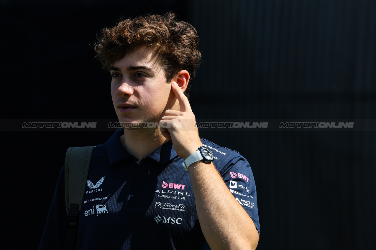 GP AUSTRIA, Franco Colapinto (ARG), Alpine F1 Team 
26.06.2025. Formula 1 World Championship, Rd 11, Austrian Grand Prix, Spielberg, Austria, Preparation Day.
- www.xpbimages.com, EMail: requests@xpbimages.com © Copyright: Charniaux / XPB Images