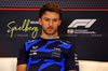 GP AUSTRIA, Pierre Gasly (FRA) Alpine F1 Team in the FIA Press Conference.

26.06.2025. Formula 1 World Championship, Rd 11, Austrian Grand Prix, Spielberg, Austria, Preparation Day.

- www.xpbimages.com, EMail: requests@xpbimages.com © Copyright: Moy / XPB Images