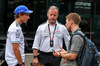 GP AUSTRIA, (L to R): Andrea Kimi Antonelli (ITA) Mercedes AMG F1 with Bradley Lord (GBR) Mercedes AMG F1 Communications Manager e Anthony Davidson (GBR).

26.06.2025. Formula 1 World Championship, Rd 11, Austrian Grand Prix, Spielberg, Austria, Preparation Day.

- www.xpbimages.com, EMail: requests@xpbimages.com © Copyright: Moy / XPB Images