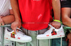 GP AUSTRIA, Customised shoes showing Lewis Hamilton (GBR) Ferrari.

26.06.2025. Formula 1 World Championship, Rd 11, Austrian Grand Prix, Spielberg, Austria, Preparation Day.

- www.xpbimages.com, EMail: requests@xpbimages.com © Copyright: Moy / XPB Images