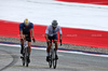 GP AUSTRIA, (L to R): Oliver Bearman (GBR) Haas F1 Team rides the circuit with Carlos Sainz (ESP) Atlassian Williams Racing.

26.06.2025. Formula 1 World Championship, Rd 11, Austrian Grand Prix, Spielberg, Austria, Preparation Day.

- www.xpbimages.com, EMail: requests@xpbimages.com © Copyright: Moy / XPB Images
