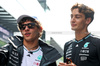 GP AUSTRIA, (L to R): Andrea Kimi Antonelli (ITA) Mercedes AMG F1 with team mate George Russell (GBR) Mercedes AMG F1.

26.06.2025. Formula 1 World Championship, Rd 11, Austrian Grand Prix, Spielberg, Austria, Preparation Day.

 - www.xpbimages.com, EMail: requests@xpbimages.com © Copyright: Coates / XPB Images