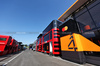GP AUSTRIA, McLaren e Ferrari motorhomes in the paddock.

26.06.2025. Formula 1 World Championship, Rd 11, Austrian Grand Prix, Spielberg, Austria, Preparation Day.

- www.xpbimages.com, EMail: requests@xpbimages.com © Copyright: Moy / XPB Images