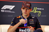 GP AUSTRIA, Max Verstappen (NLD) Red Bull Racing in the FIA Press Conference.

26.06.2025. Formula 1 World Championship, Rd 11, Austrian Grand Prix, Spielberg, Austria, Preparation Day.

- www.xpbimages.com, EMail: requests@xpbimages.com © Copyright: Moy / XPB Images