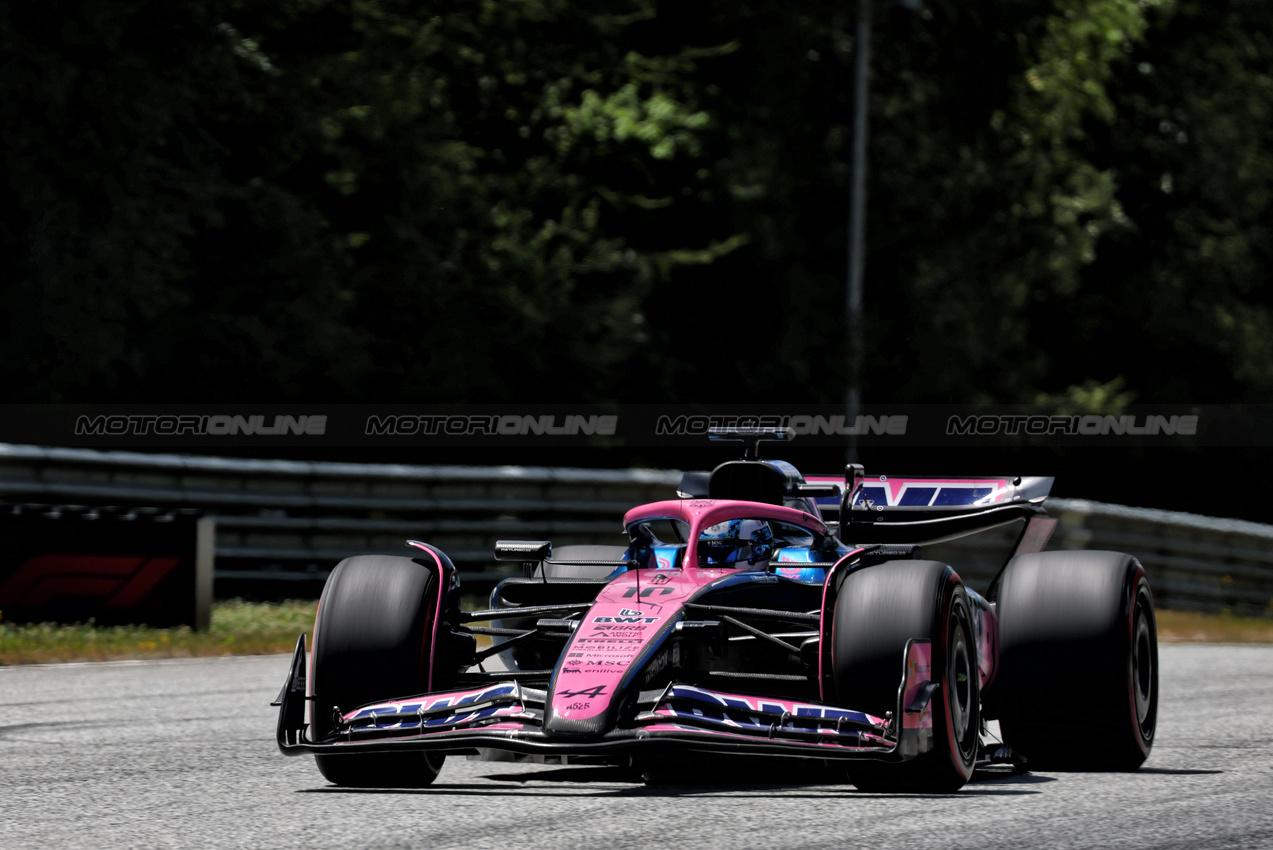 GP AUSTRIA, Pierre Gasly (FRA) Alpine F1 Team A525.

28.06.2025. Formula 1 World Championship, Rd 11, Austrian Grand Prix, Spielberg, Austria, Qualifiche Day.

- www.xpbimages.com, EMail: requests@xpbimages.com © Copyright: Batchelor / XPB Images