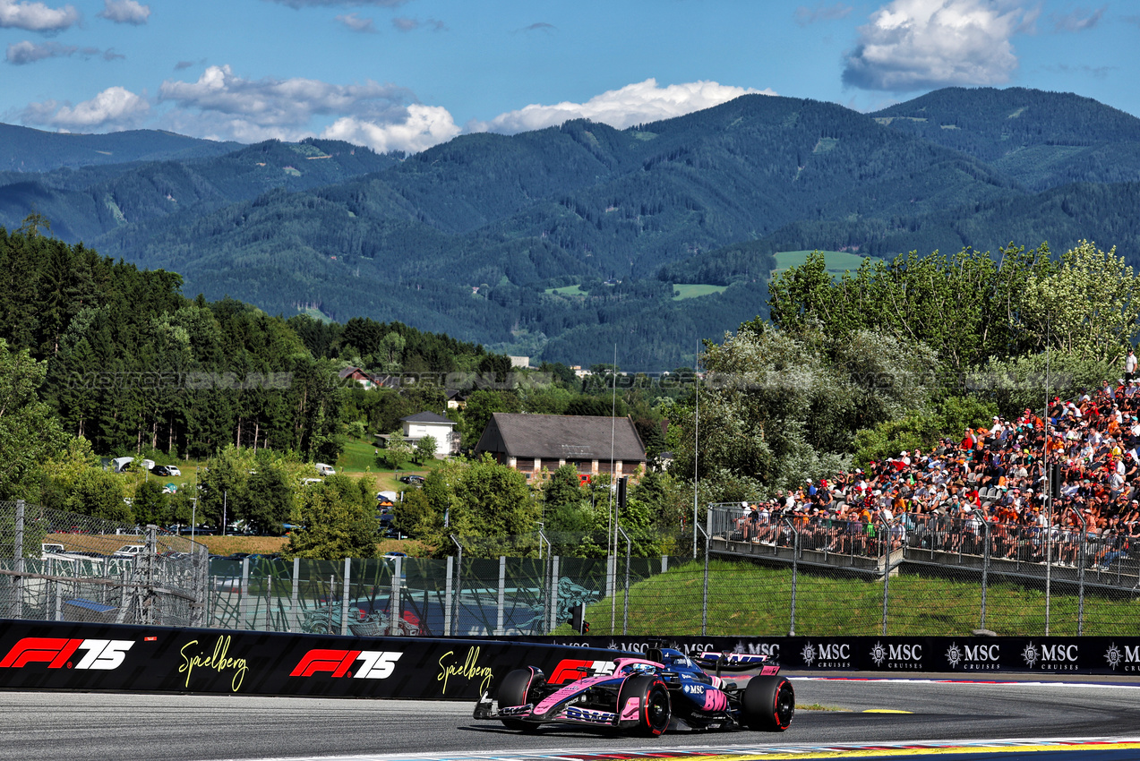 GP AUSTRIA, Pierre Gasly (FRA) Alpine F1 Team A525.

28.06.2025. Formula 1 World Championship, Rd 11, Austrian Grand Prix, Spielberg, Austria, Qualifiche Day.

- www.xpbimages.com, EMail: requests@xpbimages.com © Copyright: Moy / XPB Images