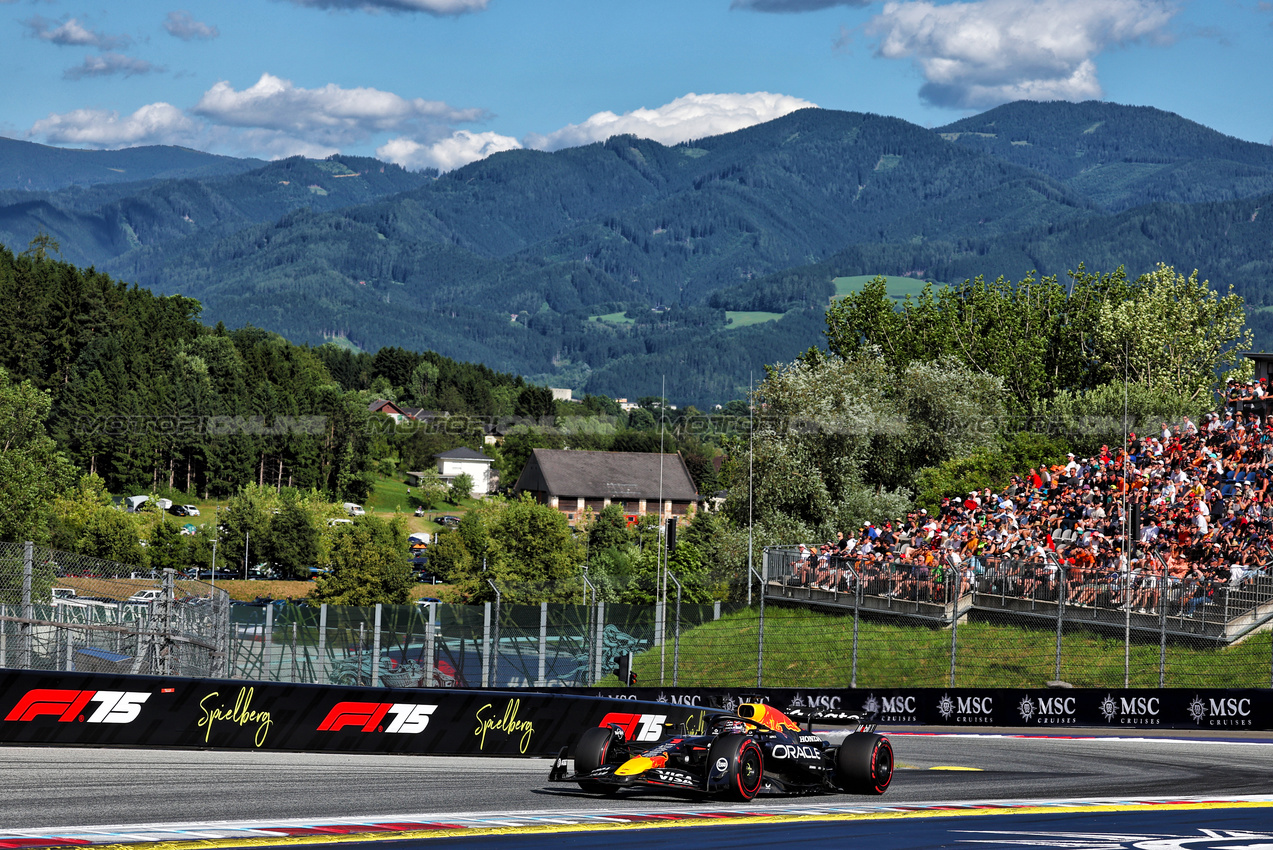 GP AUSTRIA, Max Verstappen (NLD) Red Bull Racing RB21.

28.06.2025. Formula 1 World Championship, Rd 11, Austrian Grand Prix, Spielberg, Austria, Qualifiche Day.

- www.xpbimages.com, EMail: requests@xpbimages.com © Copyright: Moy / XPB Images