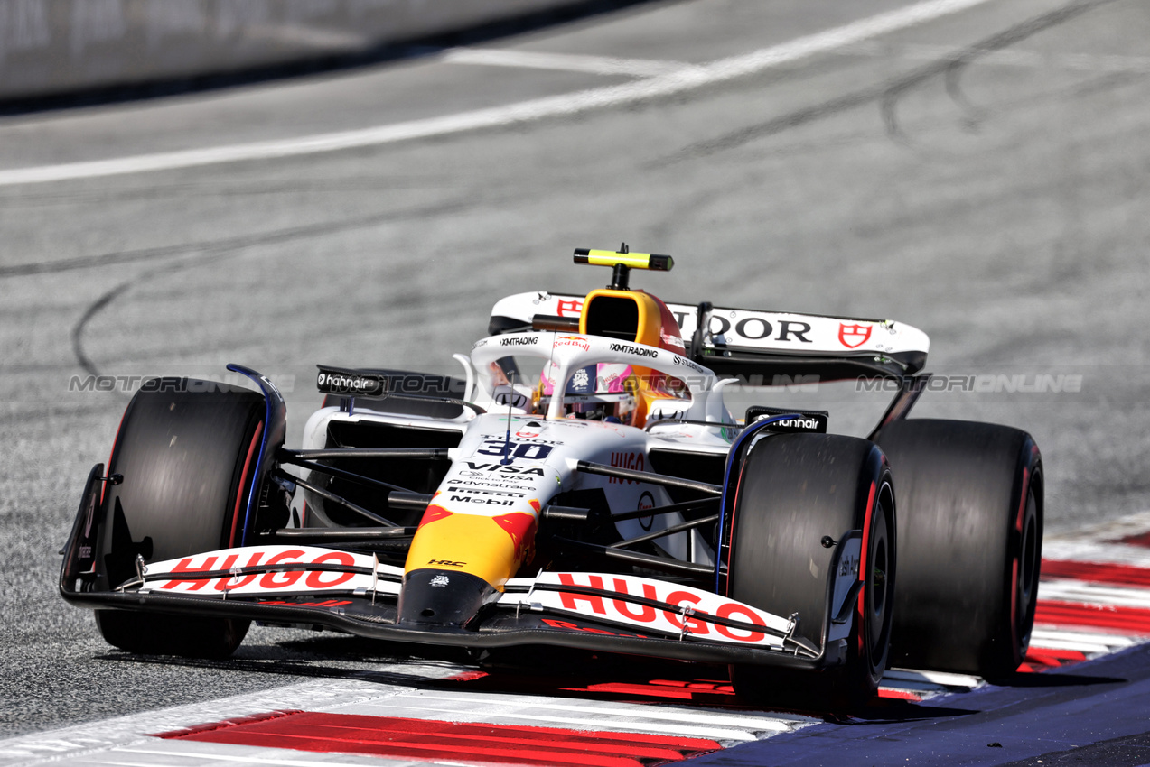 GP AUSTRIA, Liam Lawson (NZL) Racing Bulls VCARB 02.

28.06.2025. Formula 1 World Championship, Rd 11, Austrian Grand Prix, Spielberg, Austria, Qualifiche Day.

- www.xpbimages.com, EMail: requests@xpbimages.com © Copyright: Moy / XPB Images