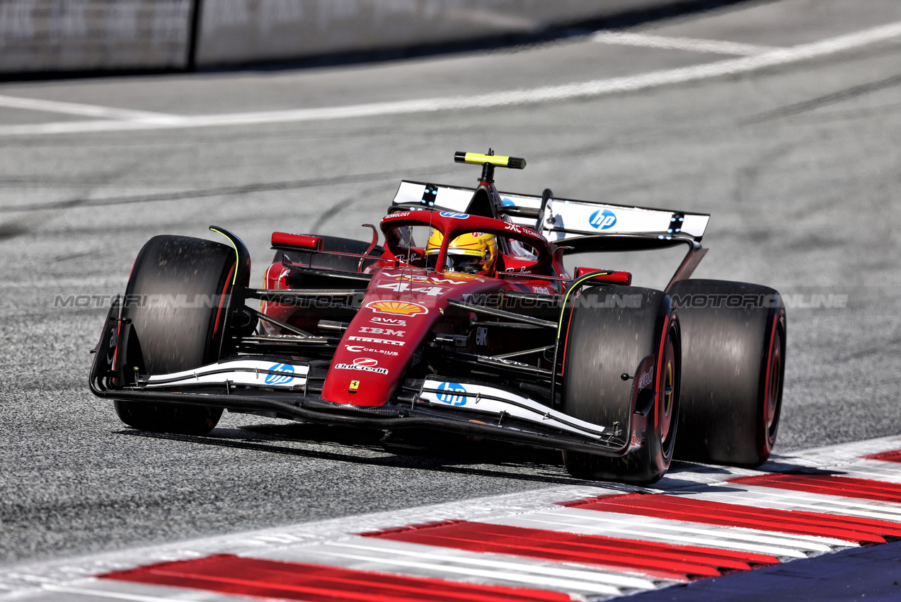 GP AUSTRIA, Lewis Hamilton (GBR) Ferrari SF-25.

28.06.2025. Formula 1 World Championship, Rd 11, Austrian Grand Prix, Spielberg, Austria, Qualifiche Day.

- www.xpbimages.com, EMail: requests@xpbimages.com © Copyright: Moy / XPB Images