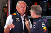 GP AUSTRIA, (L to R): Dr Helmut Marko (AUT) Red Bull Motorsport Consultant with Christian Horner (GBR) Red Bull Racing Team Principal.

28.06.2025. Formula 1 World Championship, Rd 11, Austrian Grand Prix, Spielberg, Austria, Qualifiche Day.

- www.xpbimages.com, EMail: requests@xpbimages.com © Copyright: Moy / XPB Images